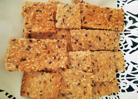 Biscuiti sarati cu seminte Mama Pan