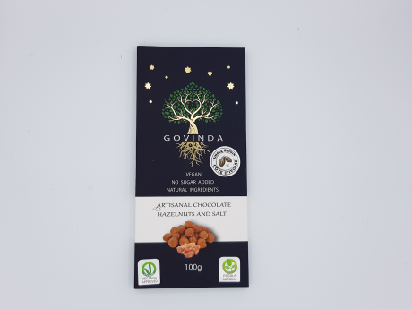 Ciocolata cu alune de padure si sare Govinda