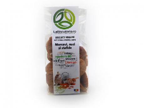 Biscuiti vegani fara zahar cu morcovi pentru copii LaBiscuterie