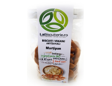 Biscuiti vegani fara zahar cu martipan 140g LaBiscuterie