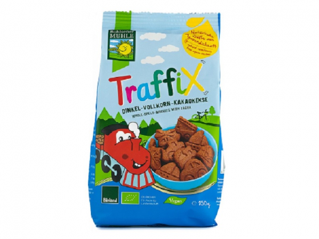 Biscuiti Bio din grau spelta si cacao