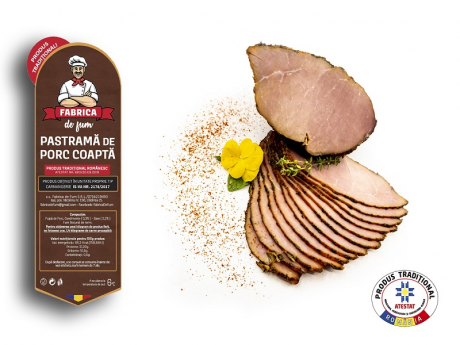 Pastrama de porc coapta
