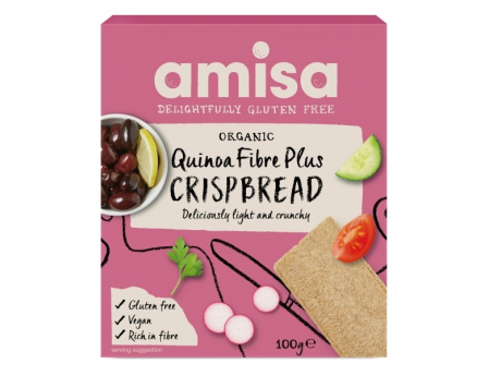 Crispbread cu quinoa Fibre Plus fără gluten Bio