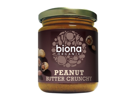 Unt de arahide crunchy fara sare eco 250g BIONA