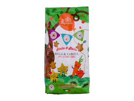 Biscuiti vegan cu mar si morcovi eco
