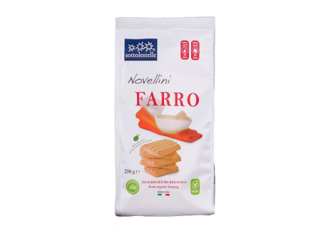 Biscuiti vegan din spelta 'novellini' Eco 250 g Sottolestelle