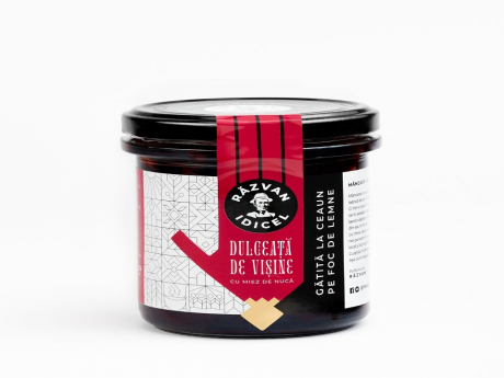 Dulceata de visine cu miez nuca 380g