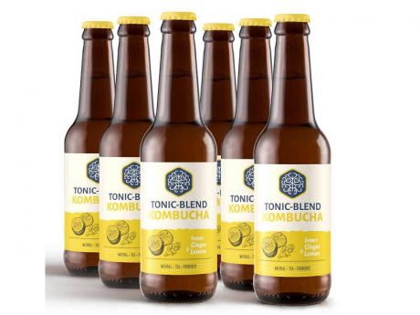 Tonic-Blend kombucha lamaie si ghimbir