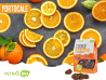 Cookie eco carob-portocale cu semințe germinate Petras