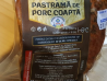 Pastrama de porc coapta