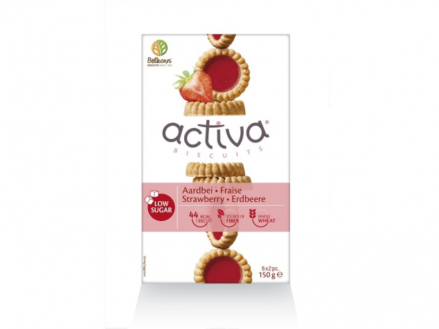 Biscuiti activa cu capsuni