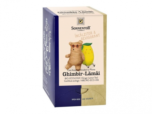 BIO Ceai Ghimbir - Lămâi Sonnentor