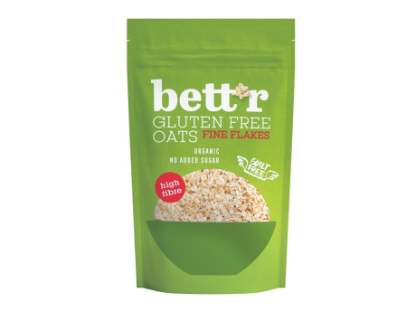 Fulgi de ovaz fini Bio Fara Gluten 300g Bettr