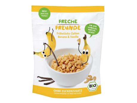 Cereale pentru mic dejun cu banane și vanilie pentru copii BIO Erdbar