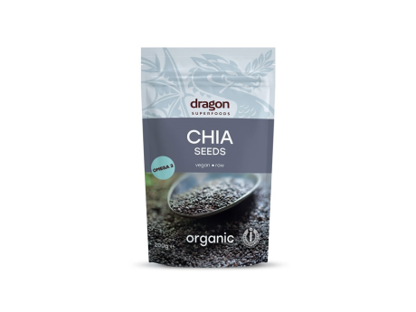 Seminte de chia raw Bio 200g Dragon Superfoods