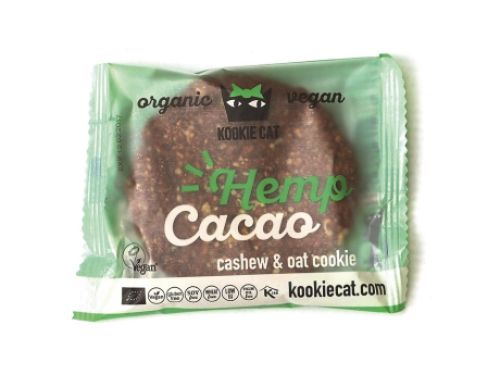 Coockie cu semințe de cânepă și cacao Fără Gluten BIO Kookie Cat