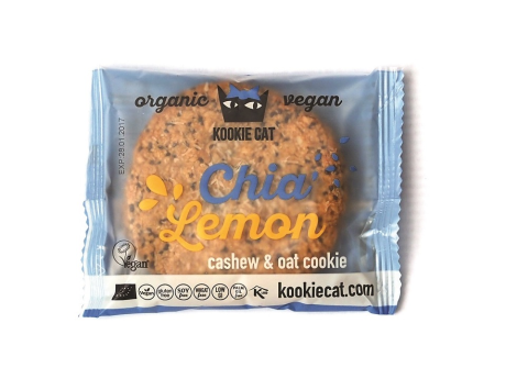 Coockie cu chia și lămâie Fără Gluten BIO Kookie Cat