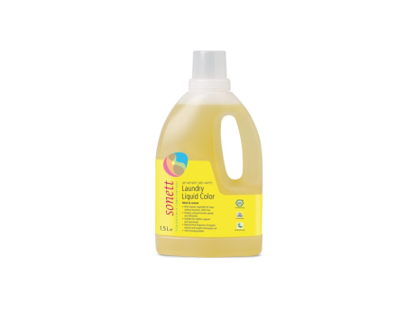 Detergent ecologic lichid pt. rufe colorate - Menta si Lamaie 1.5L Sonett