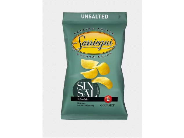 Chips cu ulei de măsline fără sare Sarriegui