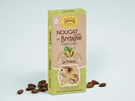 *Nuga cu fistic 80g Le Bonheur des Ogres