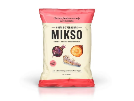 Chips din pastarnac, cartofi dulci si sfecla Mikso