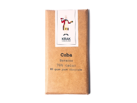 Ciocolată 70% cacao Cuba - Krak Chocolade
