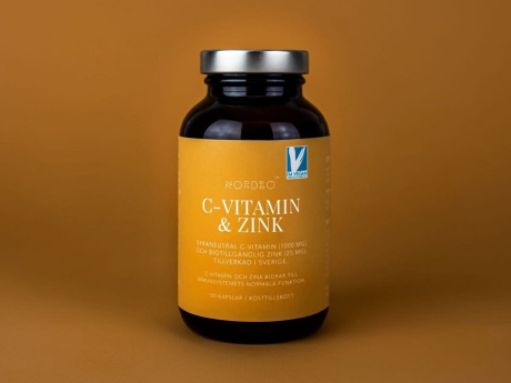 Vitamina C & Zinc NORDBO - Vegan - 100 capsule