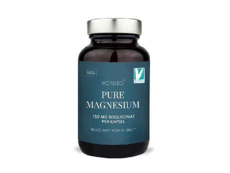 NORDBO Pure Magneziu - Bisglicinat de Magneziu - Vegan - 90 capsule