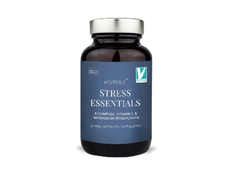 NORDBO Stress Essentials - B-Complex cu Vitamina C și Magneziu – Vegan - 60 capsule