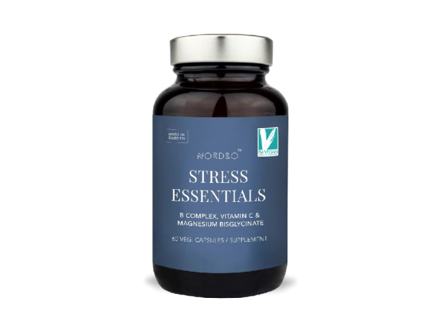 NORDBO Stress Essentials - B-Complex cu Vitamina C si Magneziu – Vegan - 60 capsule