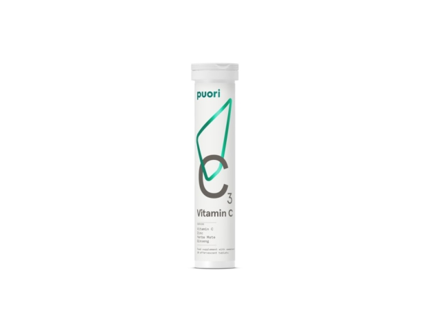 Puori C3 – Vitamina C 500mg – Vegan - 20 Comprimate Efervescente