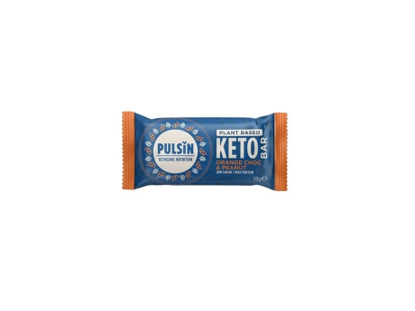Baton Proteic Keto cu Ciocolata, Portocale si Arahide 50g