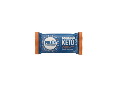 Baton Proteic Keto cu Ciocolată, Portocale și Arahide PULSIN