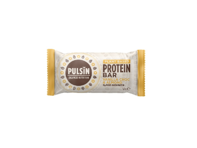 Baton Proteic cu Ciocolată, Vanilie și Migdale PULSIN