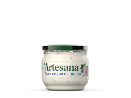 Artesana - Cremă de brânză vacă usturoi și pătrunjel