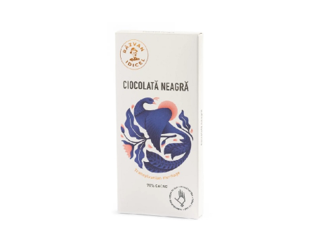 Ciocolata Razvan neagra 72% cacao Togo 80g bio