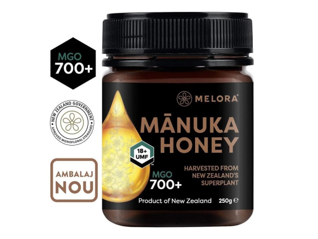 Miere de Manuka Melora, MGO 700+ Noua Zeelandă, naturală