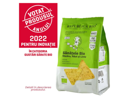Sănățele BIO Mazăre, Năut și Linte, ecologic, fără gluten