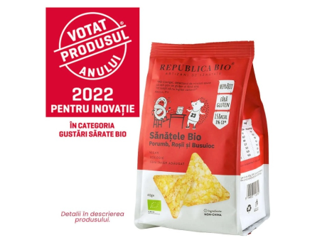 Sănățele BIO Porumb, Roșii și Busuioc, ecologic, fără gluten