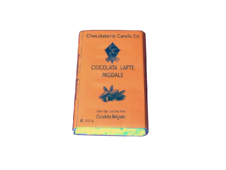 Tabletă Ciocolată Lapte cu Migdale