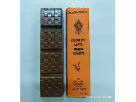 Baton Ciocolată Lapte Pralin Noisette