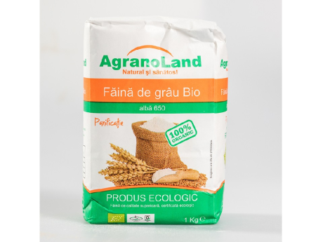 Făină albă grâu ECO Tip 650 - AgranoLand