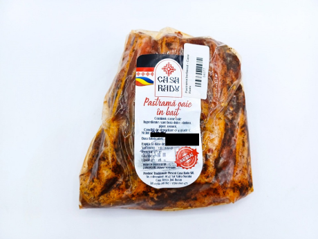 Pastramă oaie în baiț - Casa Radu