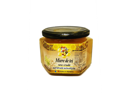 Miere cruda nefiltrata tei 500g