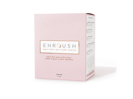 ENROUSH Absorbante Bumbac Organic- Noapte