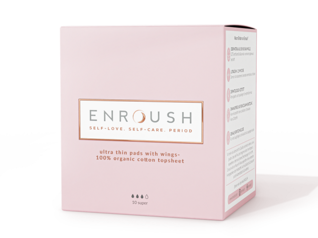 Enroush - Absorbante Bumbac Organic- Super