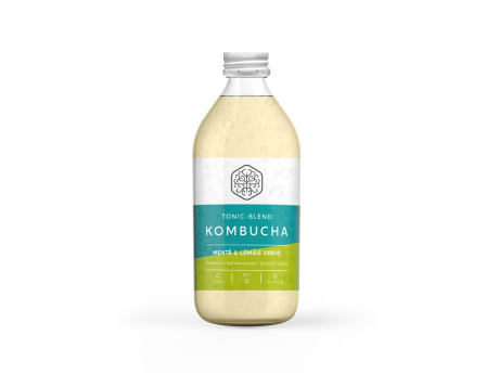 +Sticla Tonic-Blend Kombucha Menta & Lamaie Verde BIO 330ml