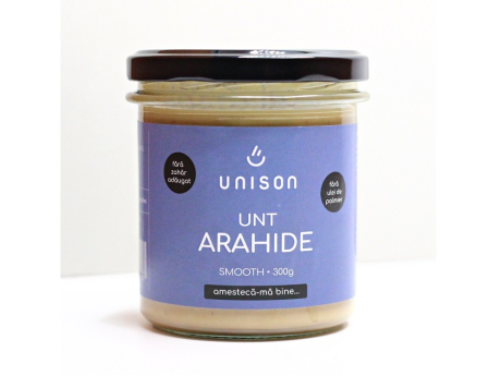 Unt de arahide Smooth 300g Unison
