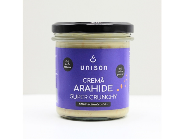 Cremă de arahide Crunchy - Unison