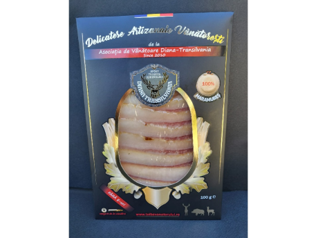 Slanina afumata mistret Tolba Vanatorului 100g
